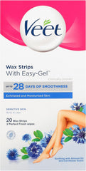 Veet Wax Strips for Sensitive Skin x 20