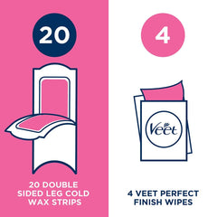 Veet Ready To Use Wax Strips Normal x 40